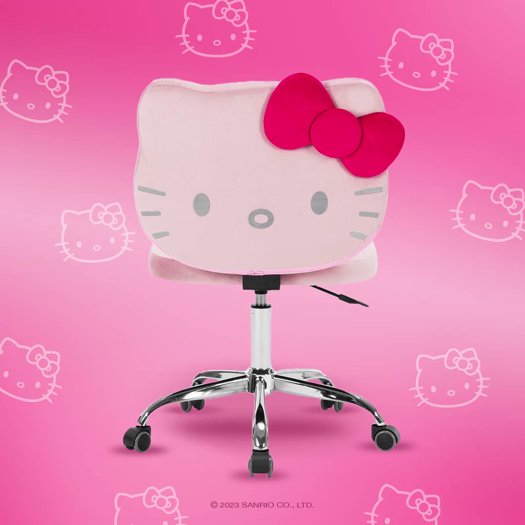 Hello Kitty on X: You CAN sit with us 🎀 New desk chairs and ottomans from  @ImpressionsV have arrived! Shop now:  ✨   / X