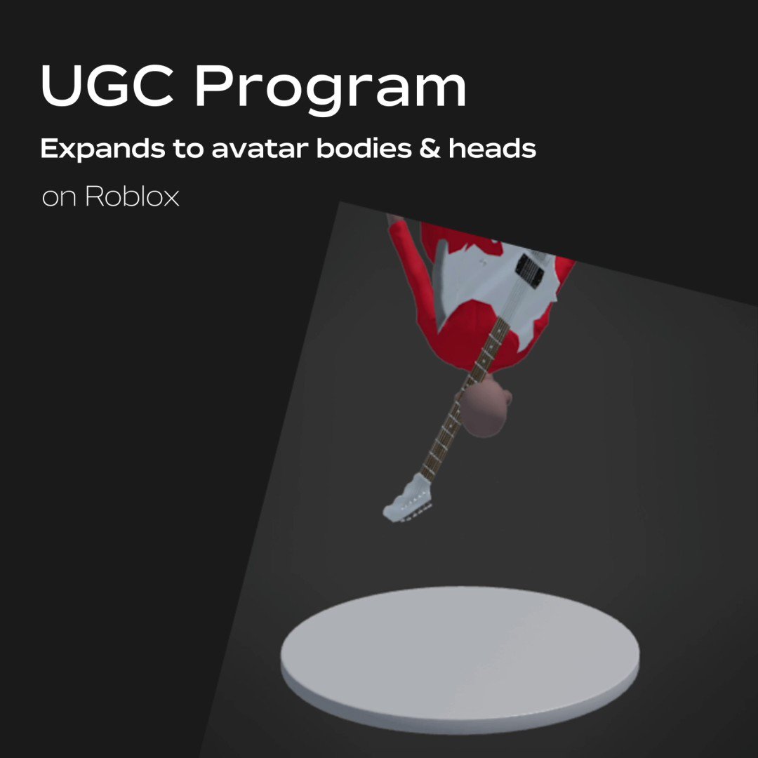 UGC Program: Updates to avatar bodies and heads + opening up creation -  Announcements - Developer Forum