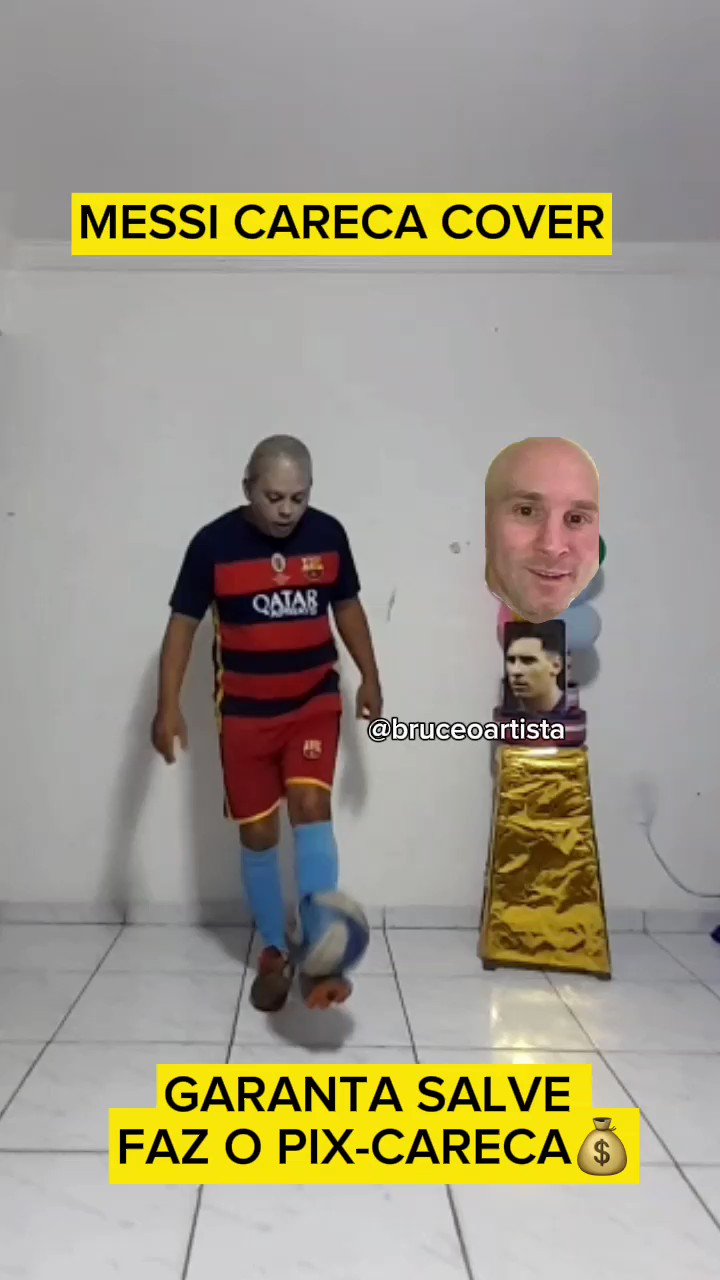 andré on X: Toma o Messi careca ai  / X