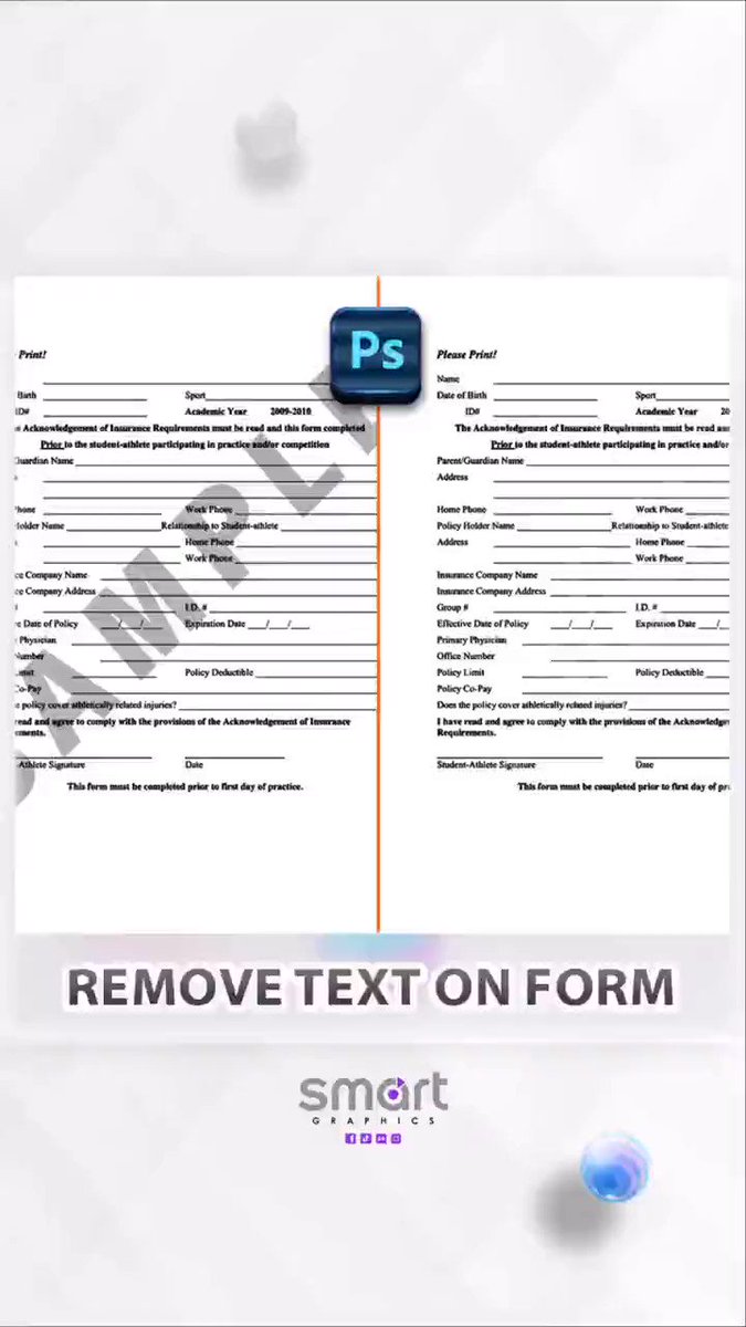 remove-text-on-form