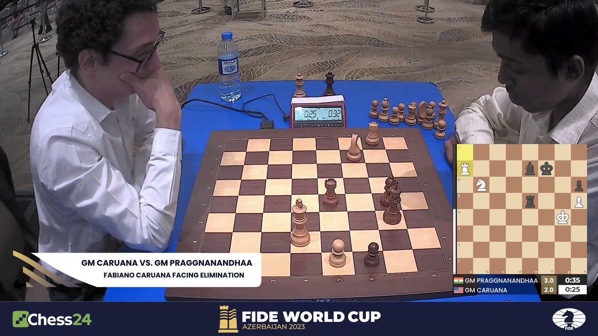 18-yr-old Indian chess prodigy Praggnanandhaa enters chess World Cup final,  to face Magnus Carlsen