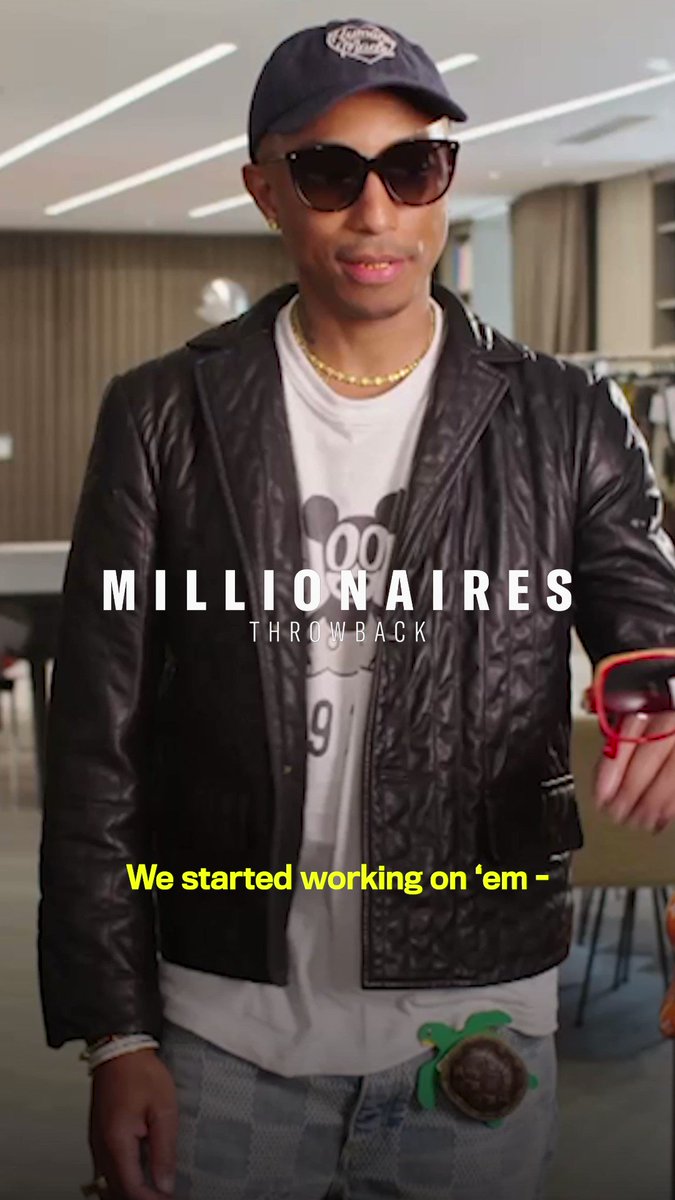 Pharrell Williams on X: Millionaires Throwback with @GQMagazine