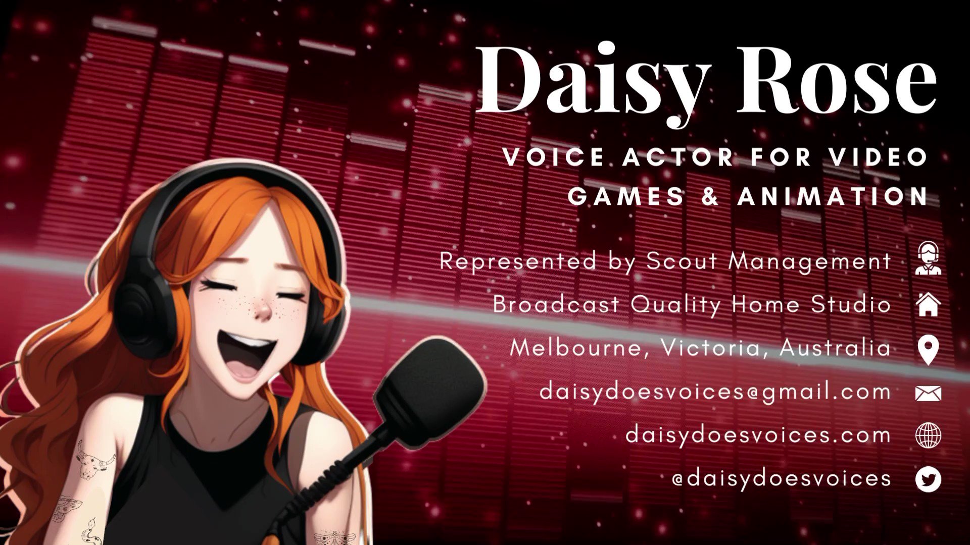 Daisy Rose Voice Actor (@daisydoesvoices) / X