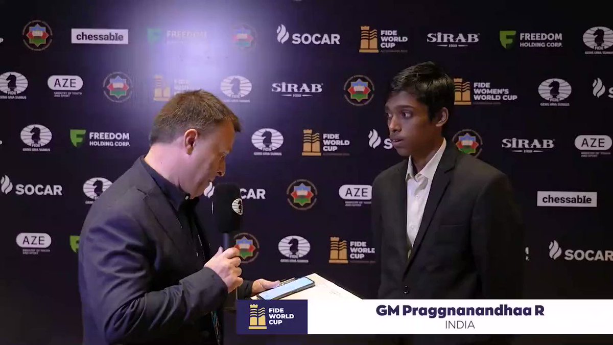ChairmanIOC on X: Congratulations to #IOCian GM #Praggnanandhaa