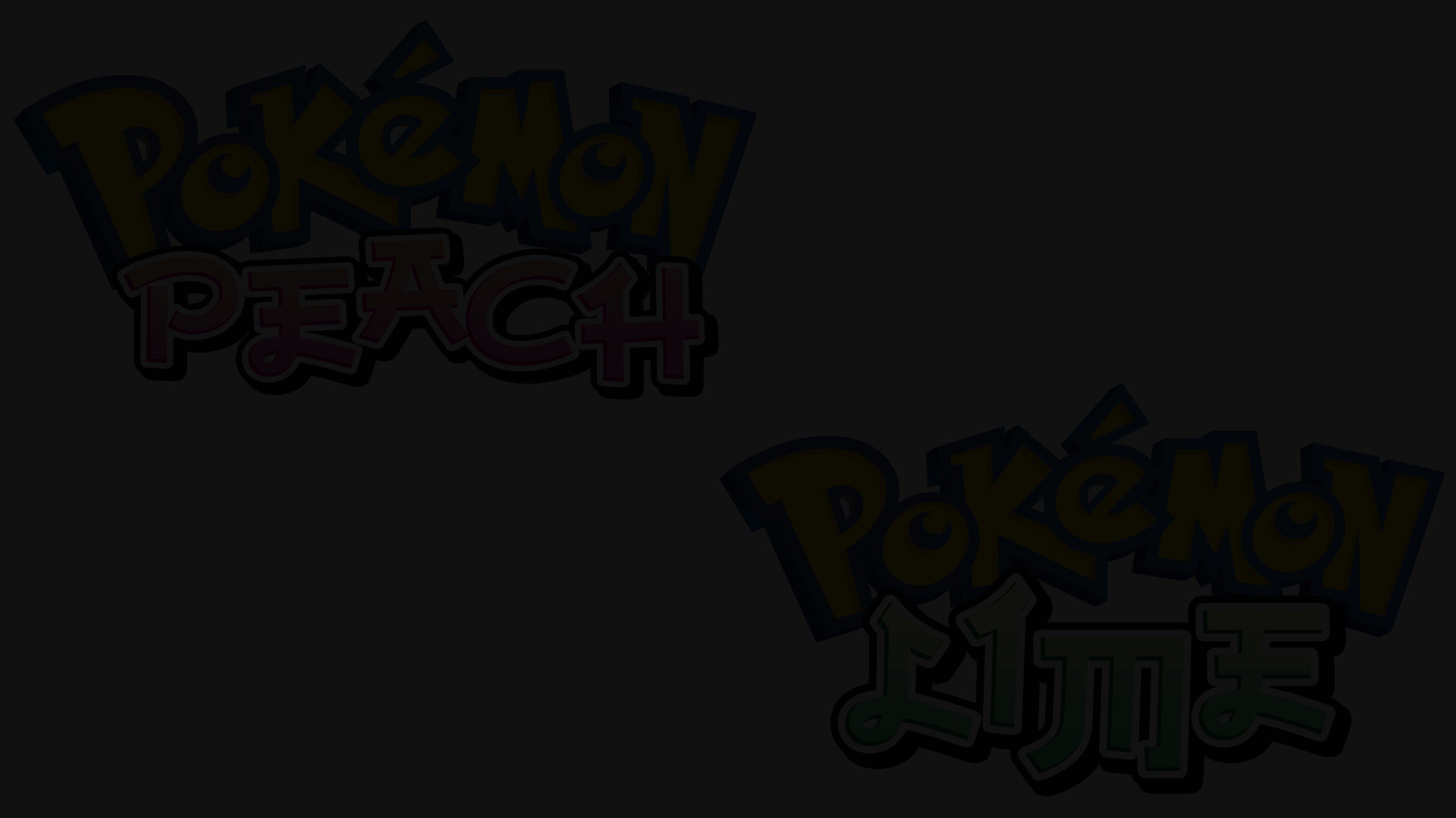 pokemon logo black background