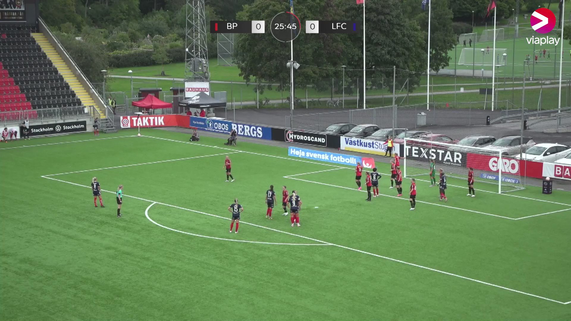 Lisa Björk klipper till och gör 1-0 till Linköping mot Brommapojkarna ⚽️