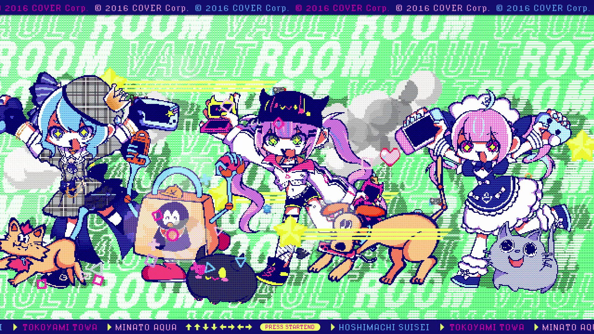 VAULTROOM×ホロライブ STARTEND TEE/WHT | bliss-spafizioterapi.com