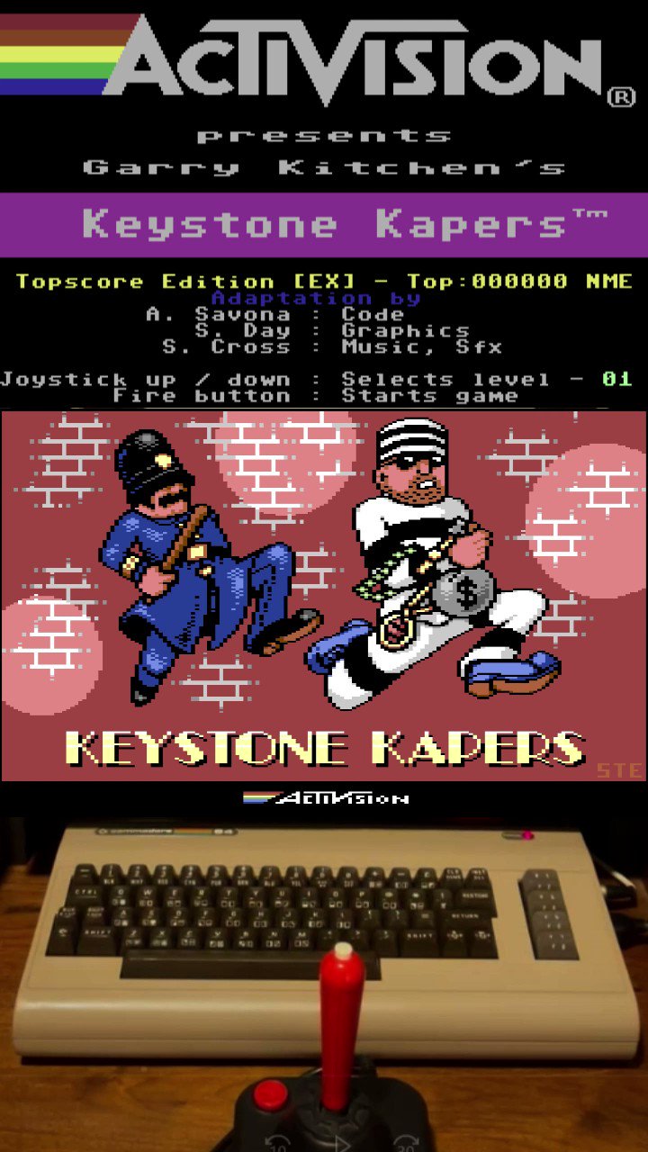 Keystone Kapers - Atari 2600 in 2023
