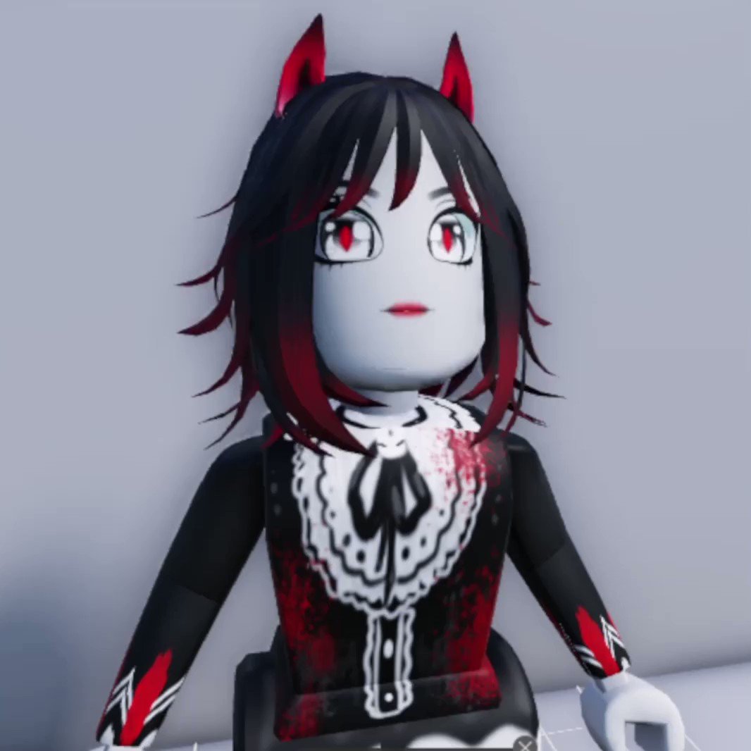 Emo Black Half Hair Over Eyes - Roblox