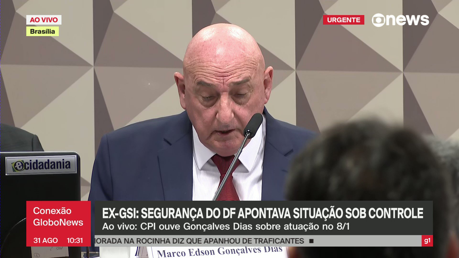 Ao vivo: CPI do 8 de Janeiro ouve Gonçalves Dias