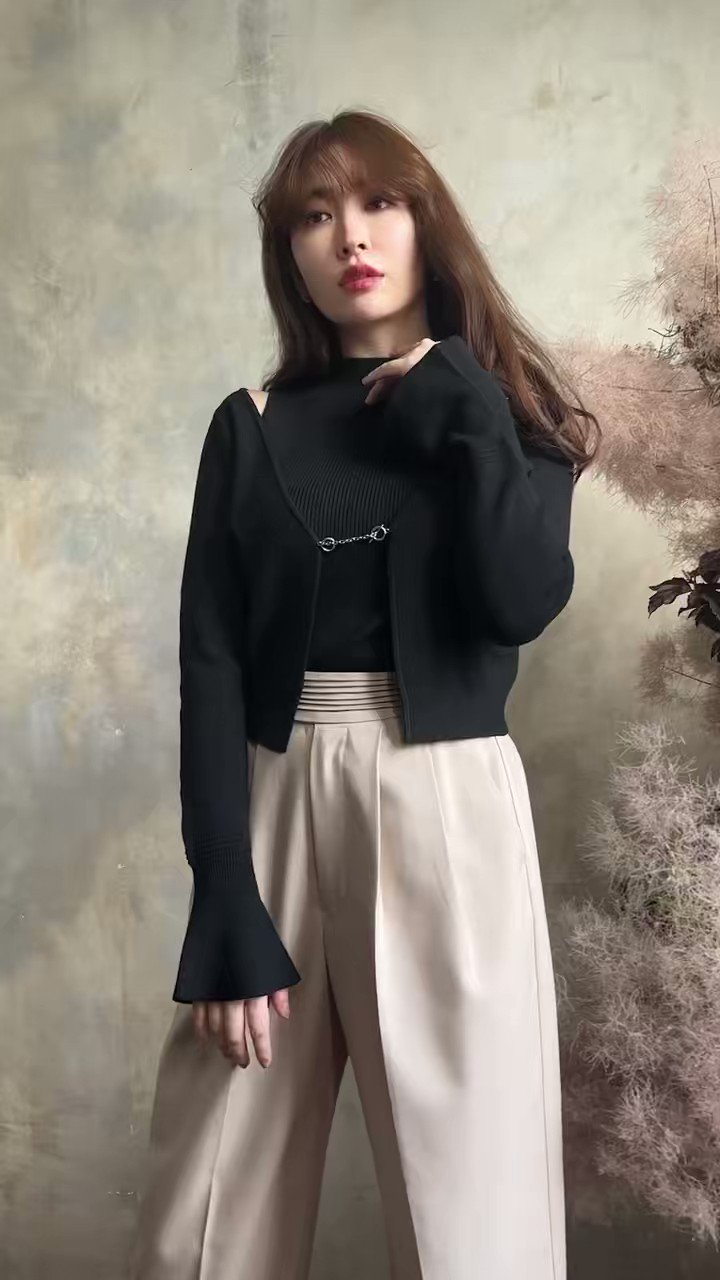 トップス Her lip to Flared Sleeve Knit Set Flared Sleeve Knit Set（ニット/セーター）｜Her lip to（ハー