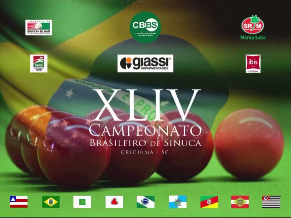 CAMPEONATO BRASILEIRO DE SNOOKER - CBSK-2021 - CBBS CBBS
