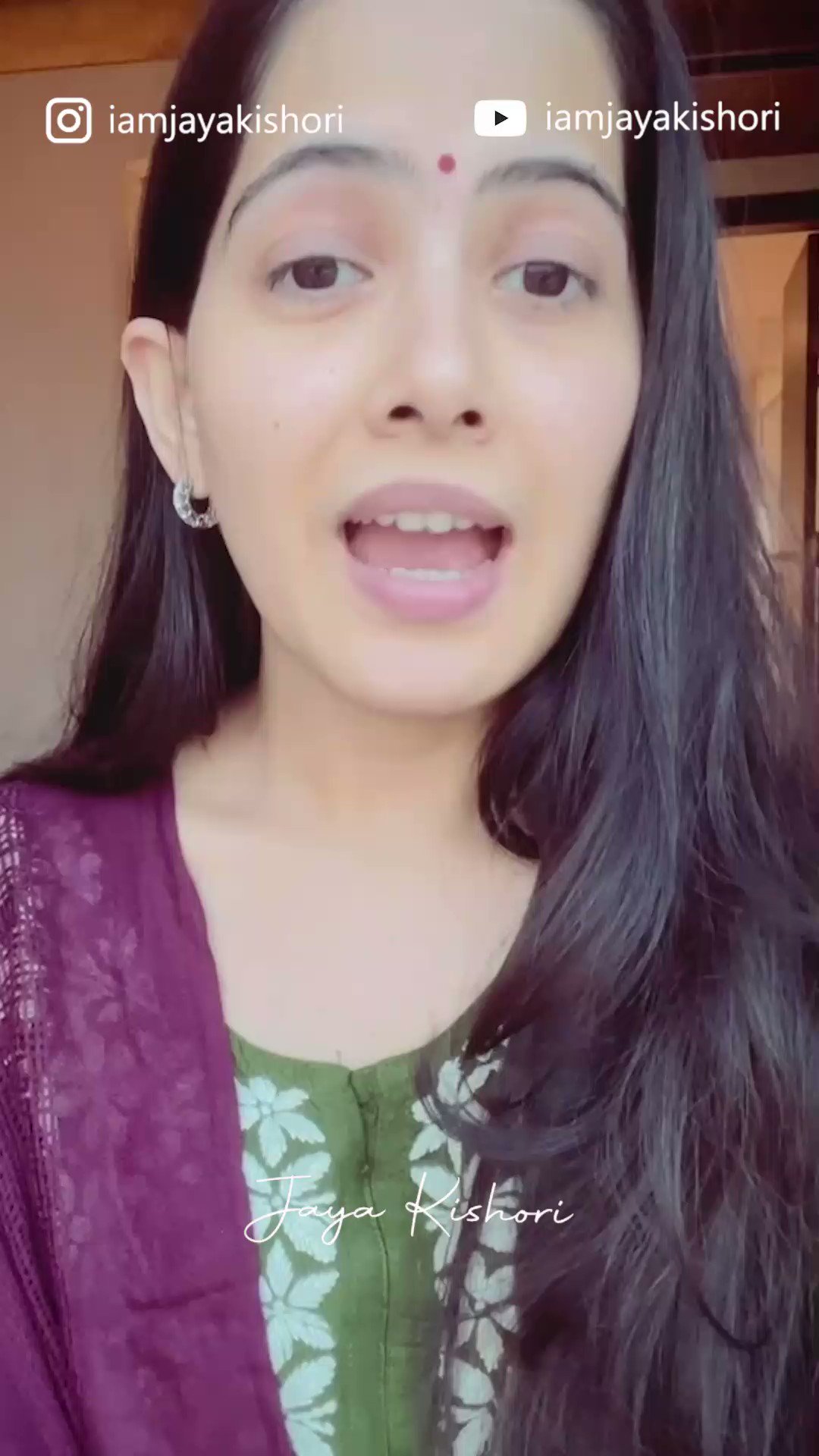 Jaya Kishori on X: Here we are with another amazing devotional song “kanha  teri deewani” Start your Janmashtami with this bhajan ♥️ Wishing everyone a  very Happy Janmashtami in advance.🕉️🎶 #KanhaTeriDeewani Streaming