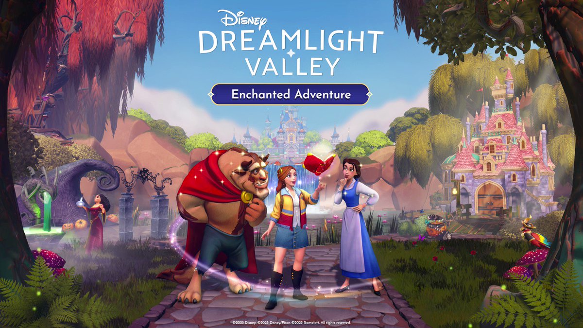 Disney Dreamlight Valley on X: Happy one year anniversary! Celebrate with  us by getting your Valleys ready to welcome two new special guests later  this month 🌹✨ Belle and Beast join Disney