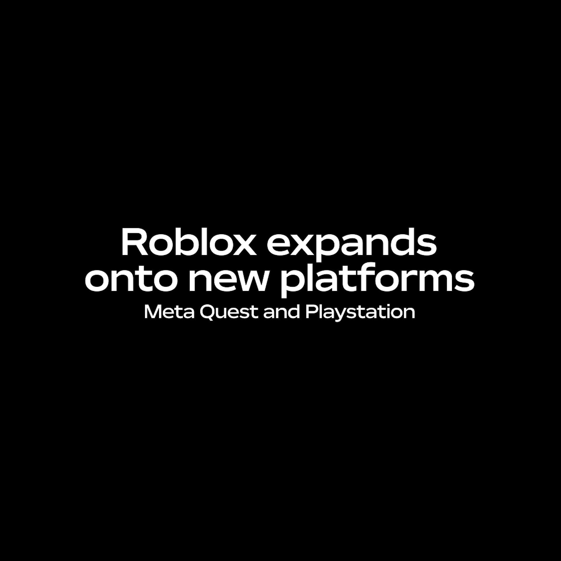 Roblox x Meta Quest