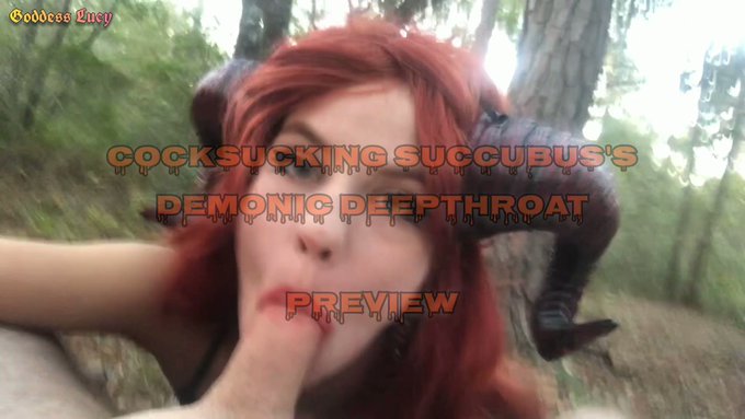 Cocksucking Succubus's Demonic Deepthroat pov outdoor blowjob full video is on OnlyFans ➡️ https://t<a href="/tag/sexydevil"class="tags"><span>#sexydevil</span></a><a href="/tag/publicblowjob"class="tags"><span>#publicblowjob</span></a><a href="/tag/halloweenslut"class="tags"><span>#halloweenslut</span></a>