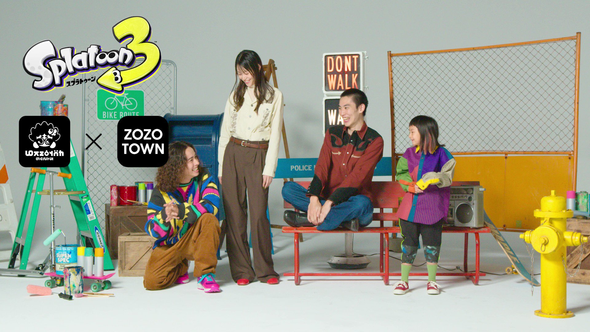 スプラトゥーン3 ゲソタウンとZOZOTOWNのコラボ第2弾！ZOZOTOWN