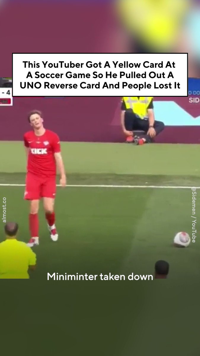 Almost on X: WATCH: This r got a yellow card during a soccer game  so he pulled out a UNO reverse card and people lost it ⚽🔄😂   / X