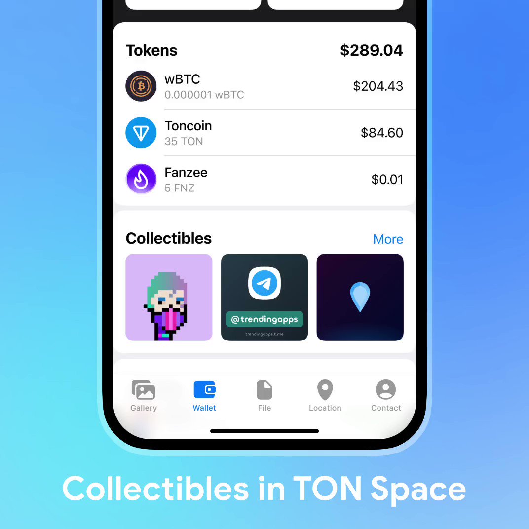 Open wallet in telegram