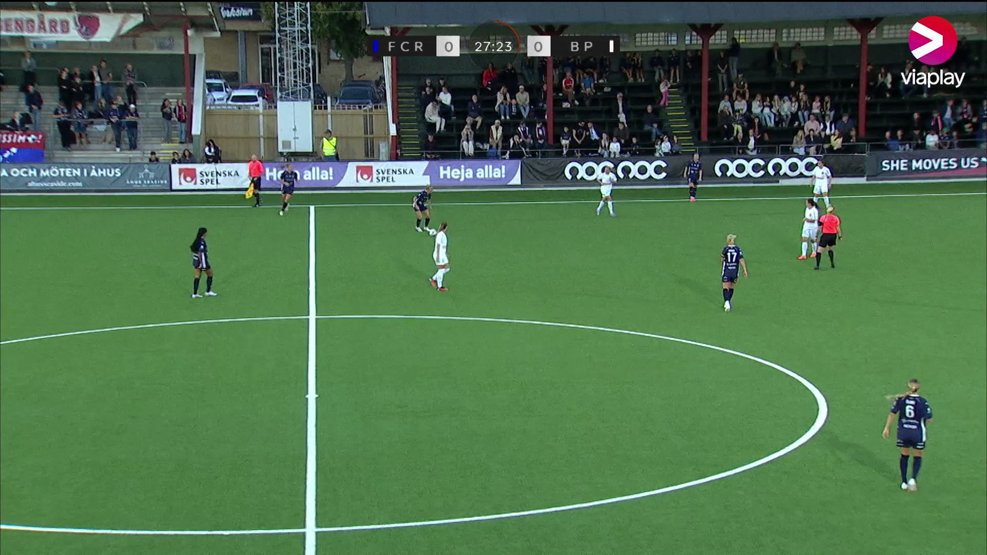 Brommapojkarna chockar FC Rosengård och kontrar in 1-0 genom Louise Lillbäck!
