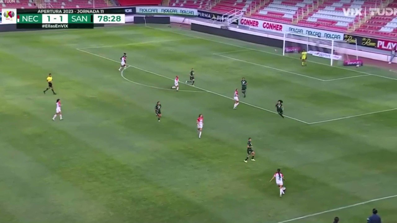 ¡¡¡G⚽LAZ⚽!!!Luego de una asistencia, Andrea Hurtado marcó su gol. 😌🔥💪🏼 Con este disparo le dio la remontada a las Centellas.#VamosPorEllas👊🏼