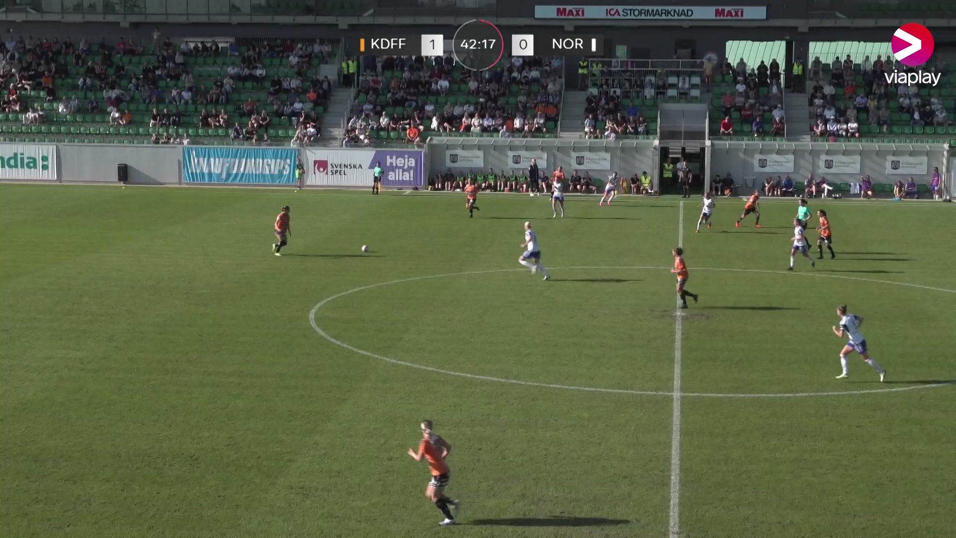Hlin Eiriksdottir slår in 2-0 för @KDFF1998