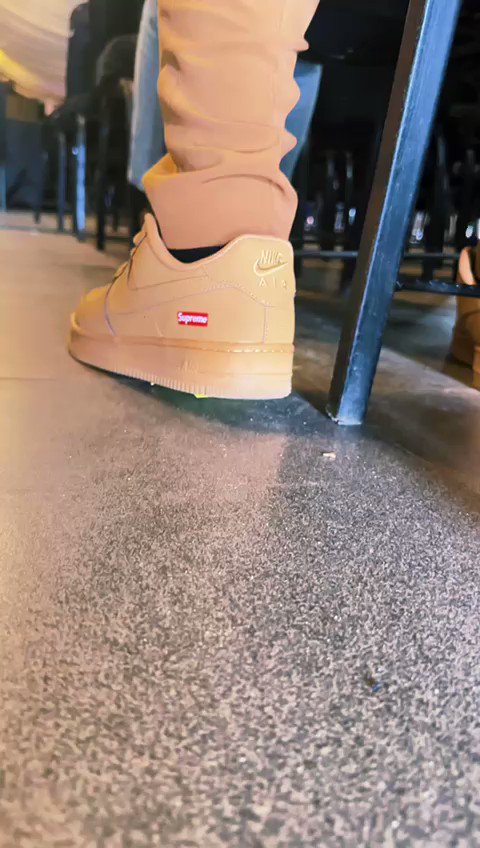 Supreme x Nike Air Force 1 Low Flax Release Info