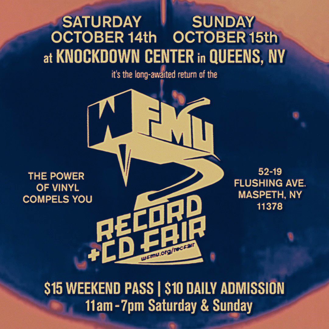 WFMU Record Fair is back, moving to Knockdown Center for 1st