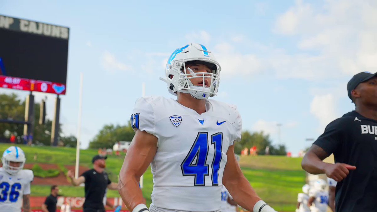 UB Football on X: Myles Nicholas in the #41 jersey tonight. #UBhornsUP  #ALL41  / X