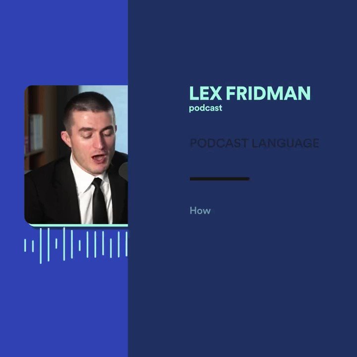 Lex Fridman on X: This is me speaking Spanish, thanks to amazing work by  @Spotify AI engineers. The translation & voice-cloning are fully done by  AI. Language can create barriers of understanding