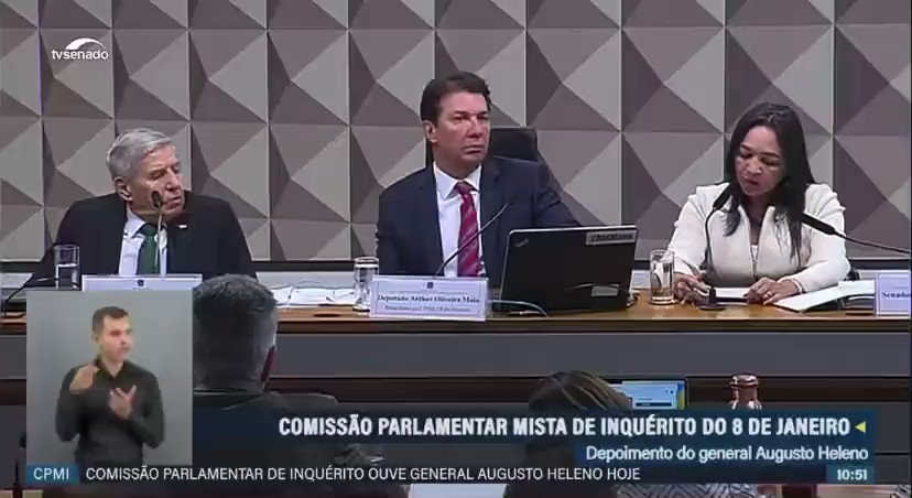 Confira: Depoimento do General Heleno na CPMI do 8 de Janeiro