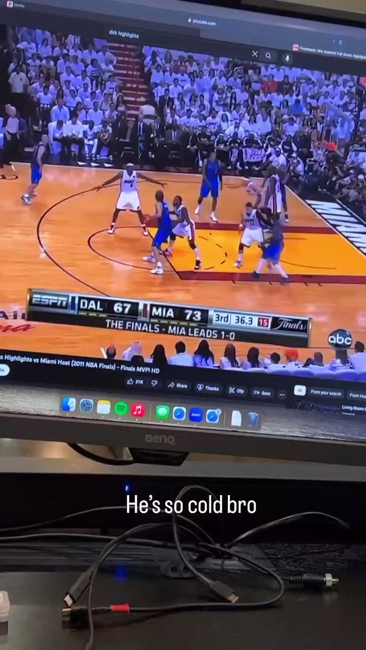 [花邊] JJJ 回顧Nowitzki在2011年總冠軍戰影片