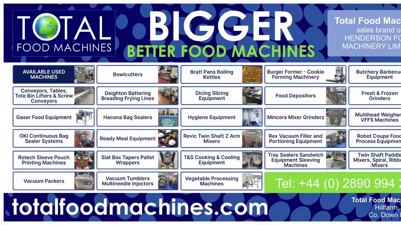 Total food machinery deals