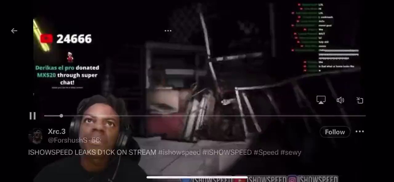 Speed enseña pene en vivo, en Twitch