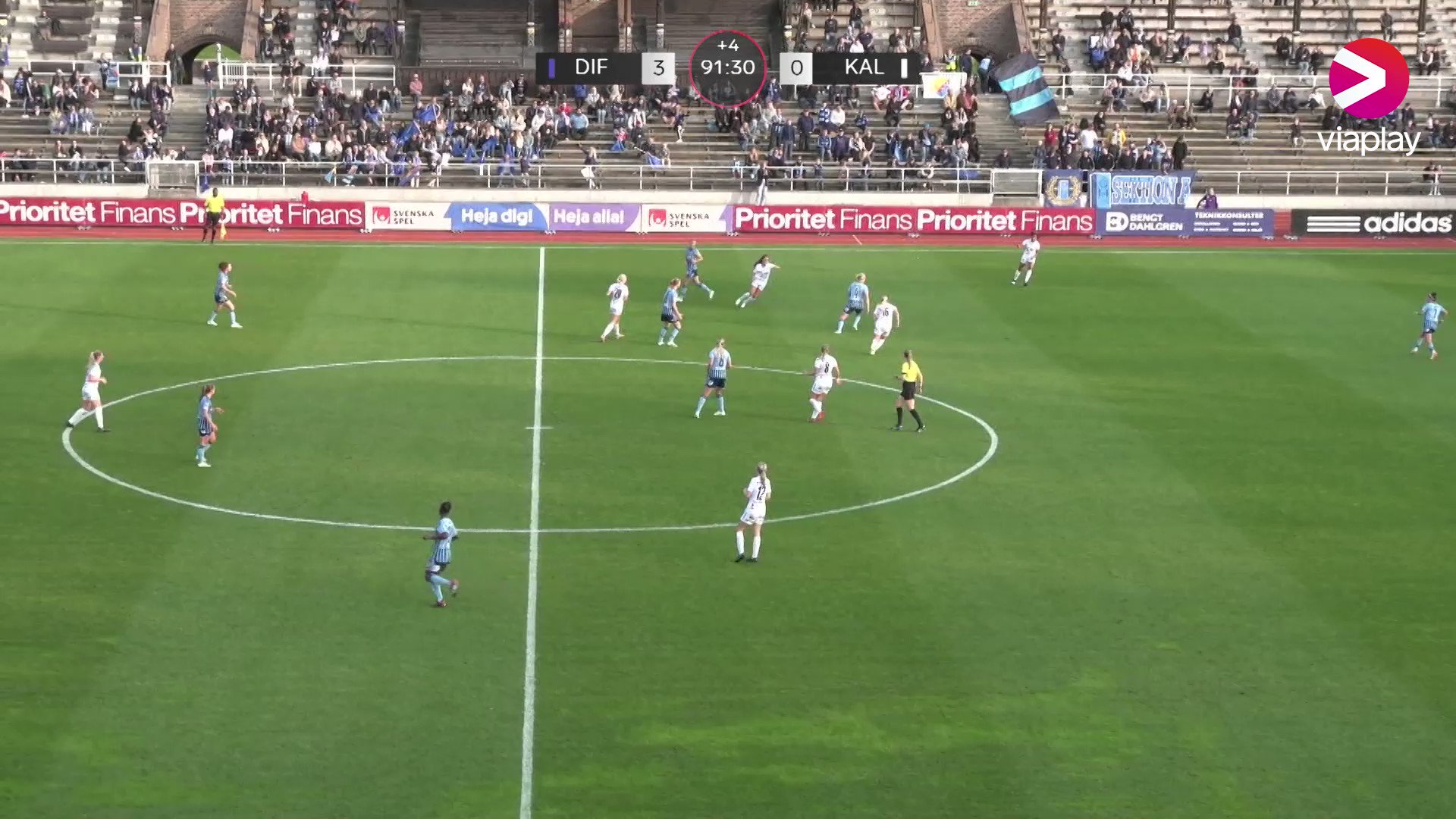 4–0Lova Lundin gör matchens fjärde mål för @DIF_Fotboll på stopptid