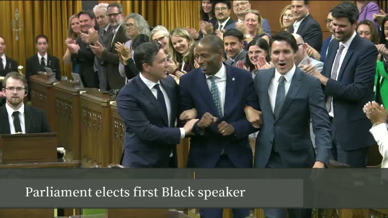 Canada's House of Commons elects first Black speaker