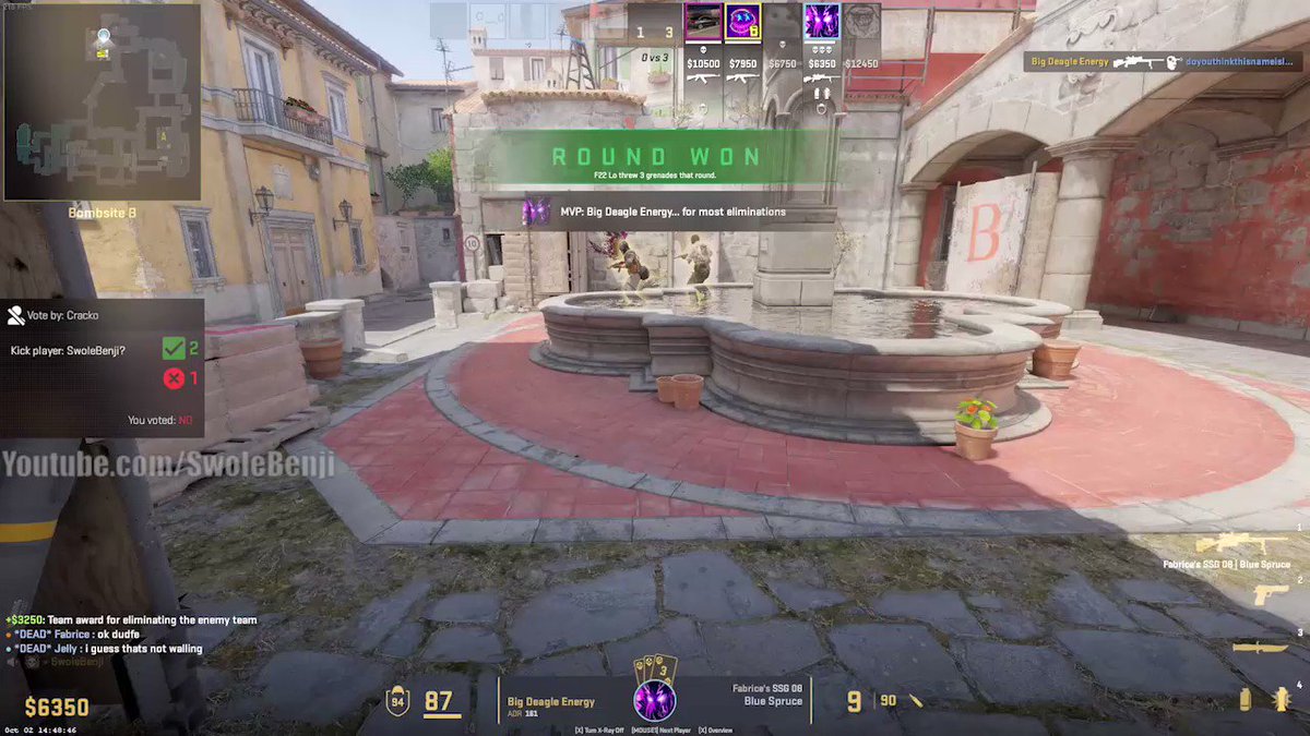 i just found swolebenji while i was in the black zone idk why