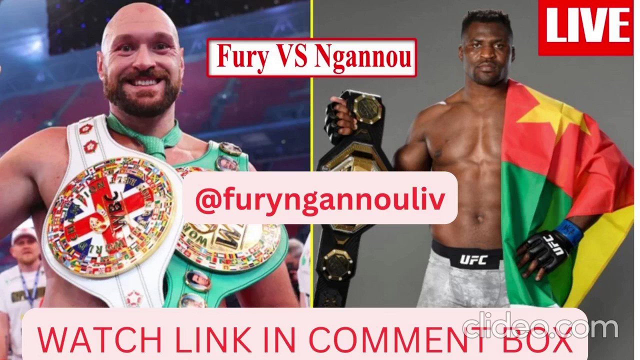 Tyson Fury vs Francis Ngannou Live Stream Reddit on X