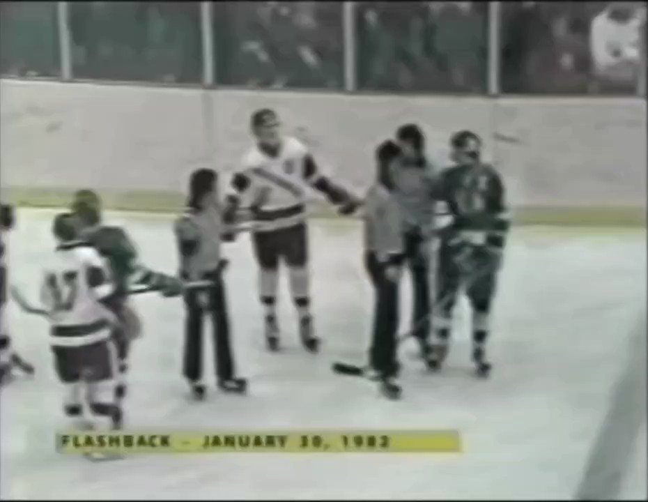 Flashback to our Hockey Fights Cancer game, when the team