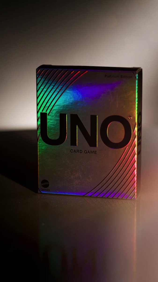 UNO Platinum Edition Card Game • 2023