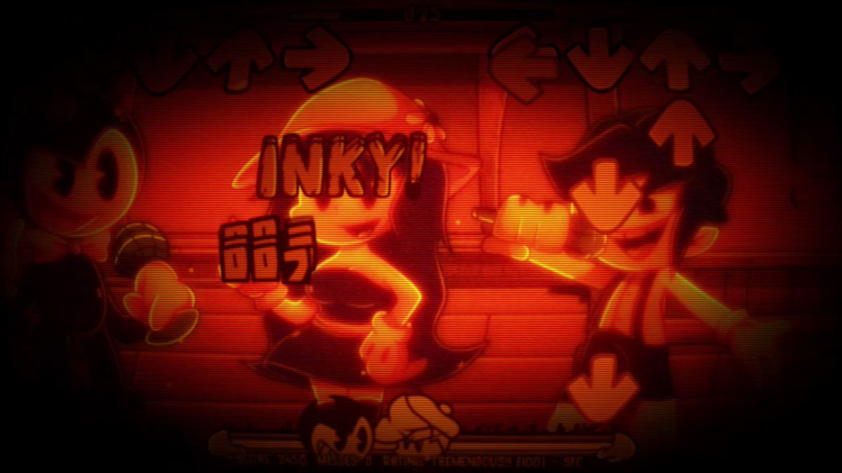 get a load of this guy. (Nightmare sans vs beast bendy by me, Jarlic2 on twitter :D) : r/FridayNightFunkin