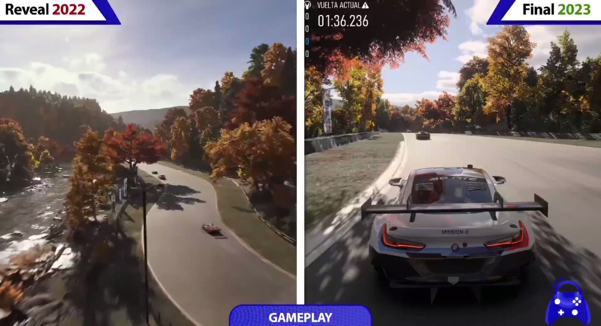 Forza Motorsport: vídeo mostra downgrade entre 2022 e 2023