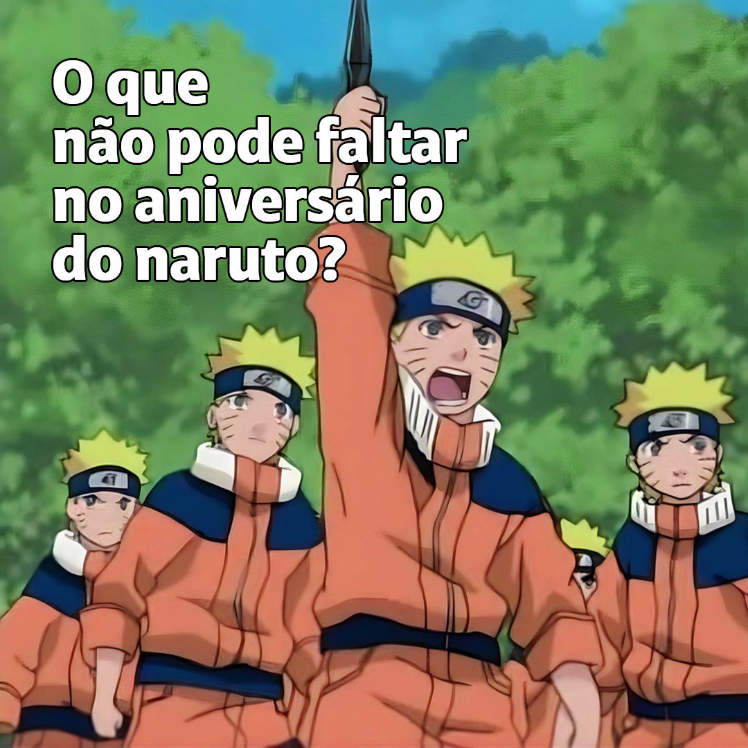 Claro Brasil on X: NARUTO NÃO É BRASILEIRO, MAS NÃO DESISTE NUNCA! Seu  lema é ACREDITE e hoje ele completa 20 anos de histórias mil e muitas  aventuras 🍥🦊 ❤ Feliz aniversário