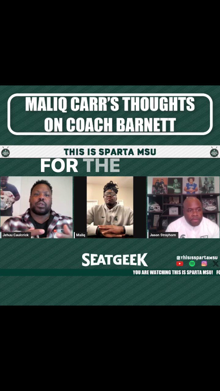 This is Sparta MSU Podcast on X: Coach story shenanigans with