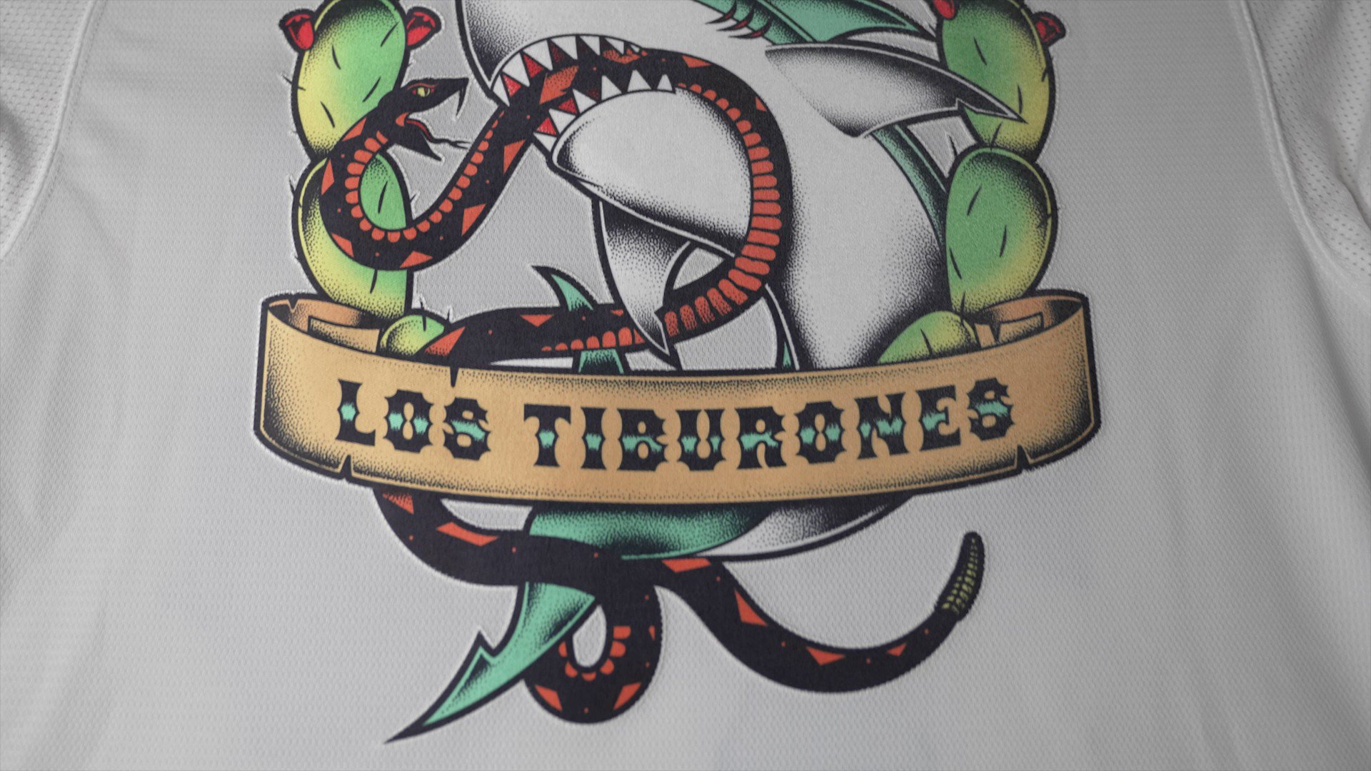 Loving our Los Tiburones logo 😍 Go behind the Los Tiburones Night