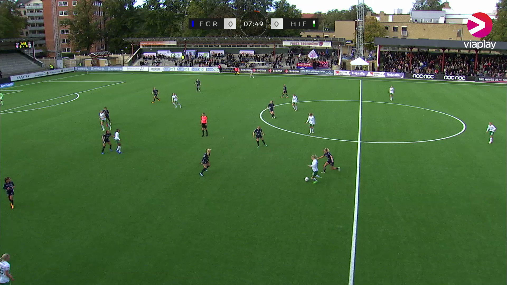 Holdt chockar Hammarby – tidig ledning för @FCRosengard
