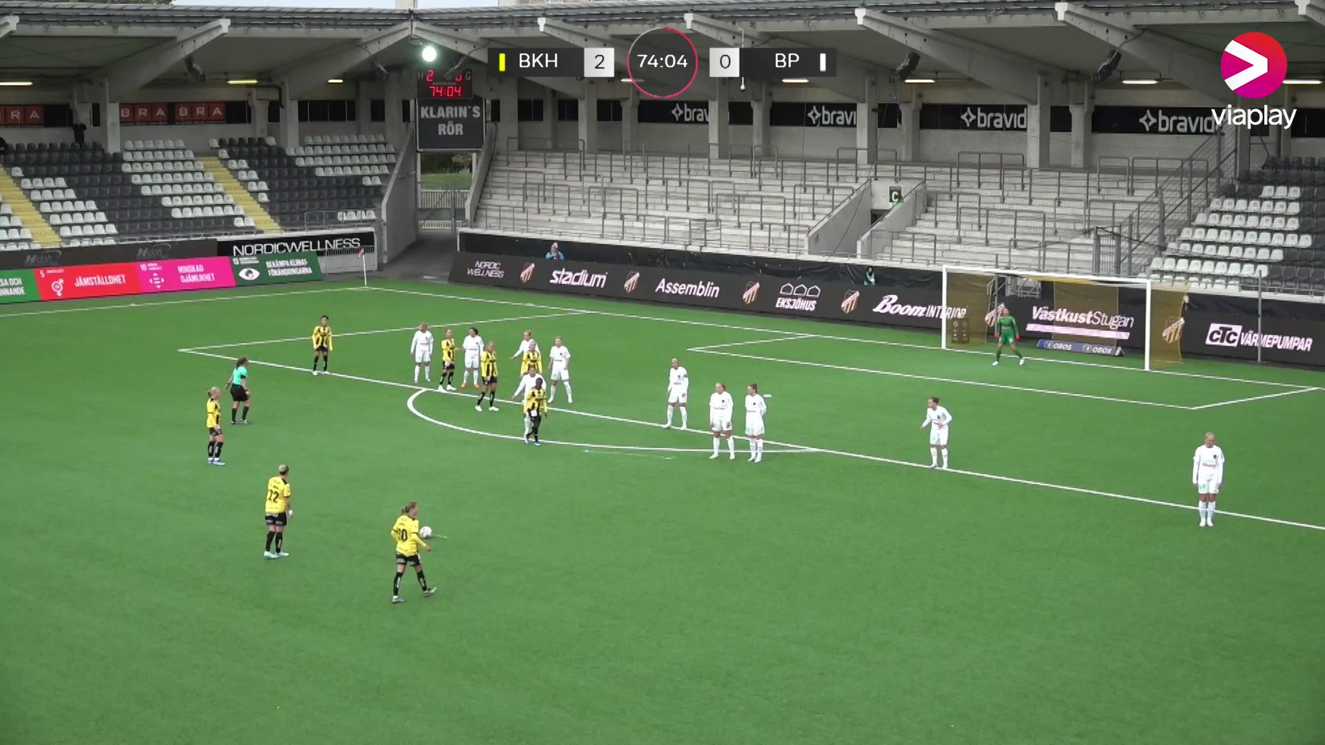 Masaka gör sitt andra mål och utökar Häckens ledning till 3-0