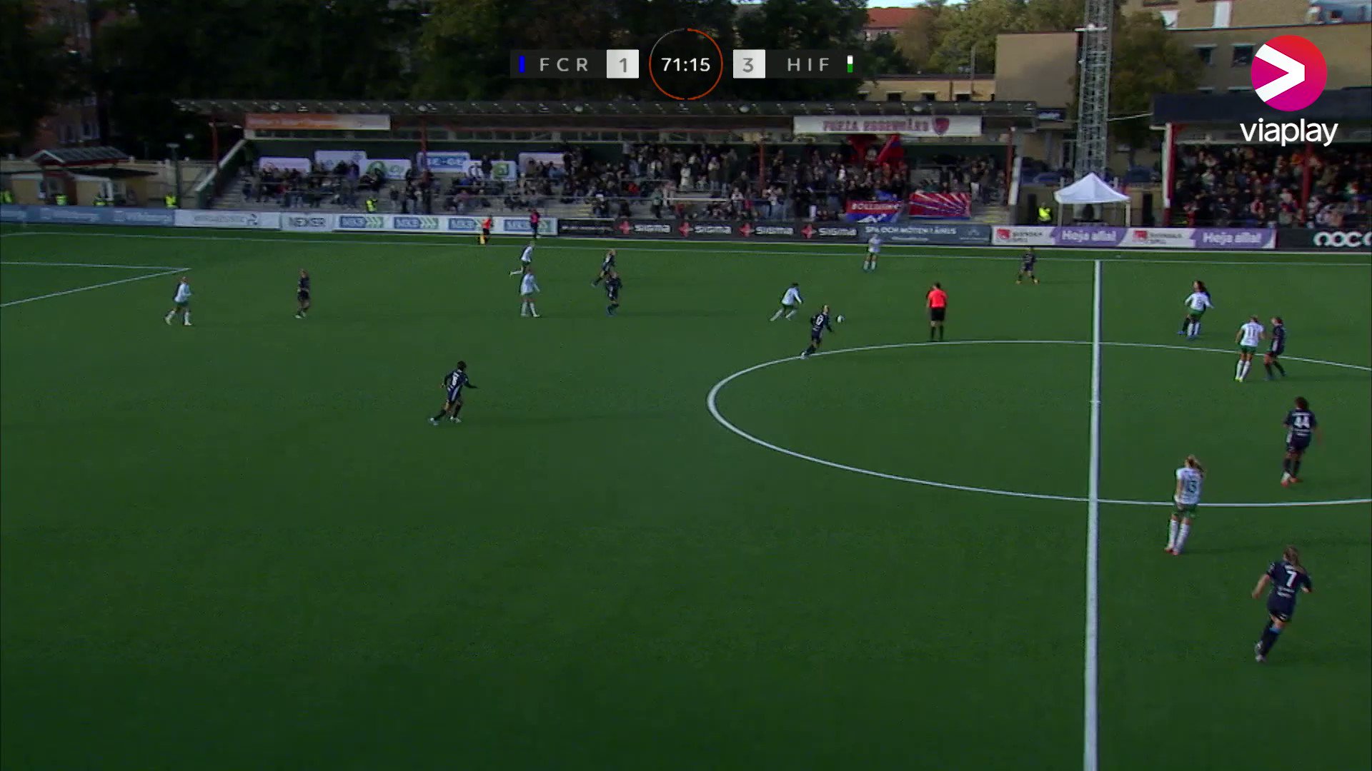 Ellen Wangerheim slår till med hattrick 👏Hammarby drar ifrån Rosengård – två mål på tre minuter