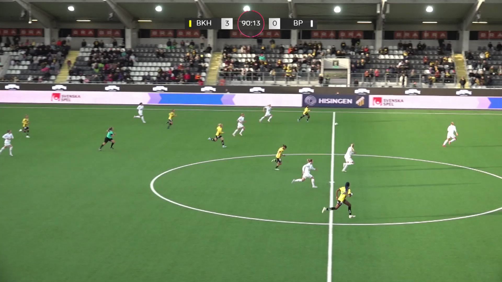 Jusu Bah gör 4-0 för @bkhackenofcl på tilläggstid 🔥