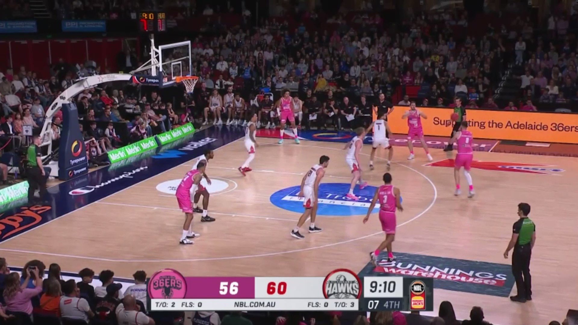 36ers honoured to turn pink for great cause